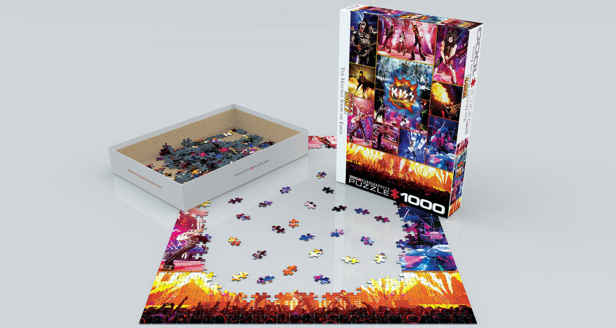 Kiss The Hottest Show on Earth by Eurographic, 1000 Piece Puzzle