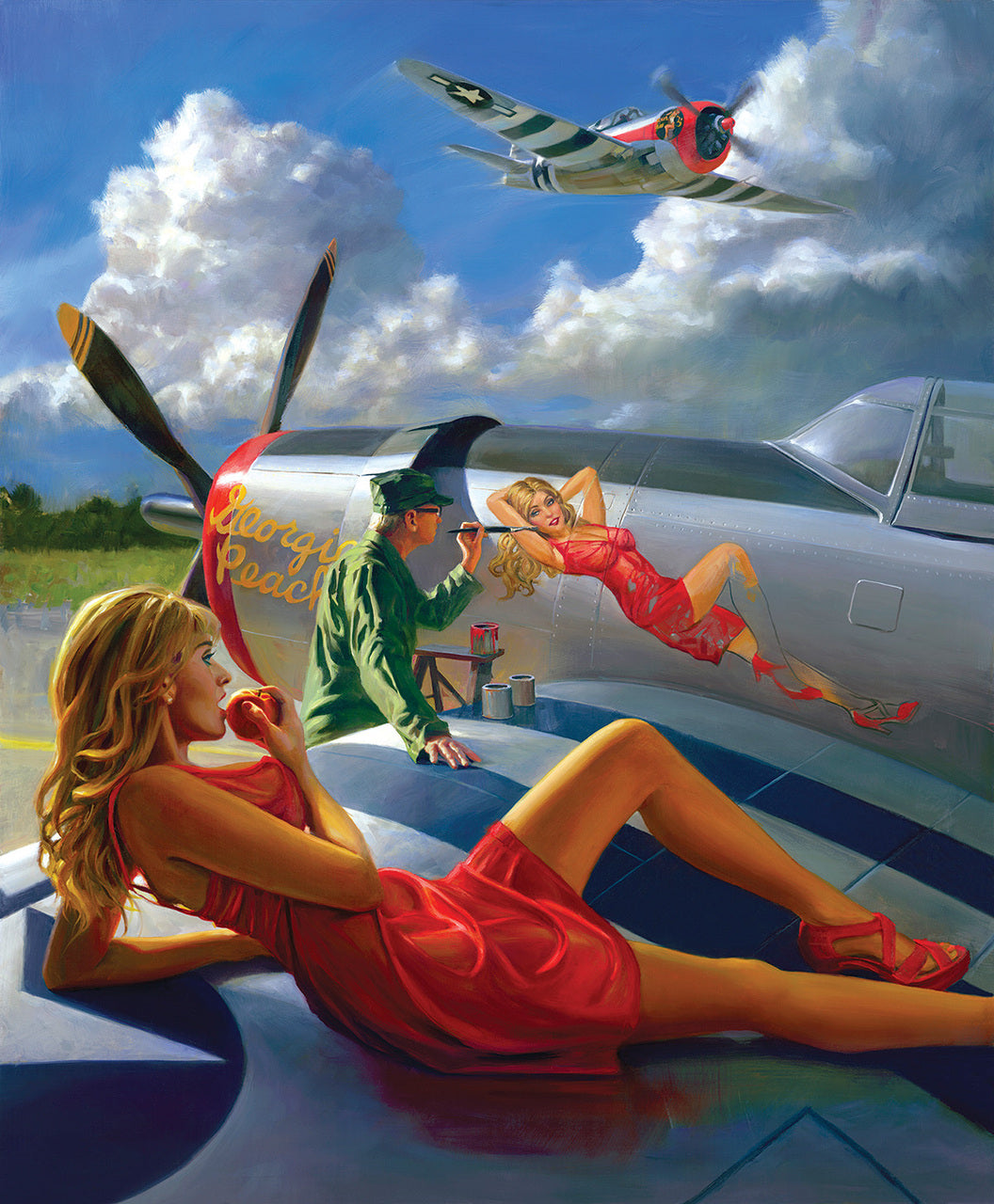 Georgia Peach by David Uhl, 1000 Piece Puzzle