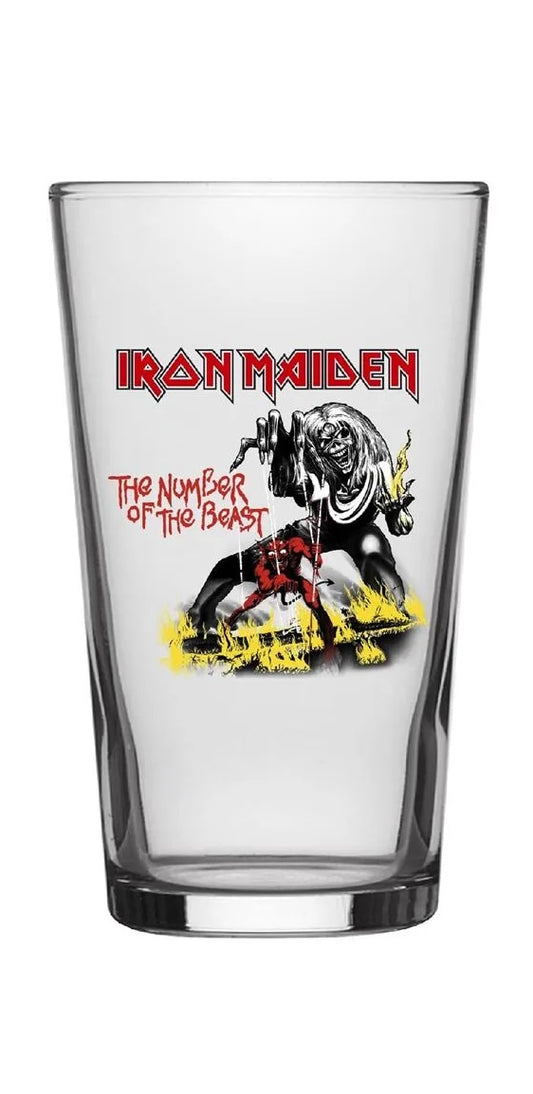 Iron Maiden - Number of the Beast, Beer Glass