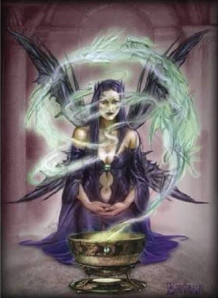 Conjuration by Briar, Mounted Print