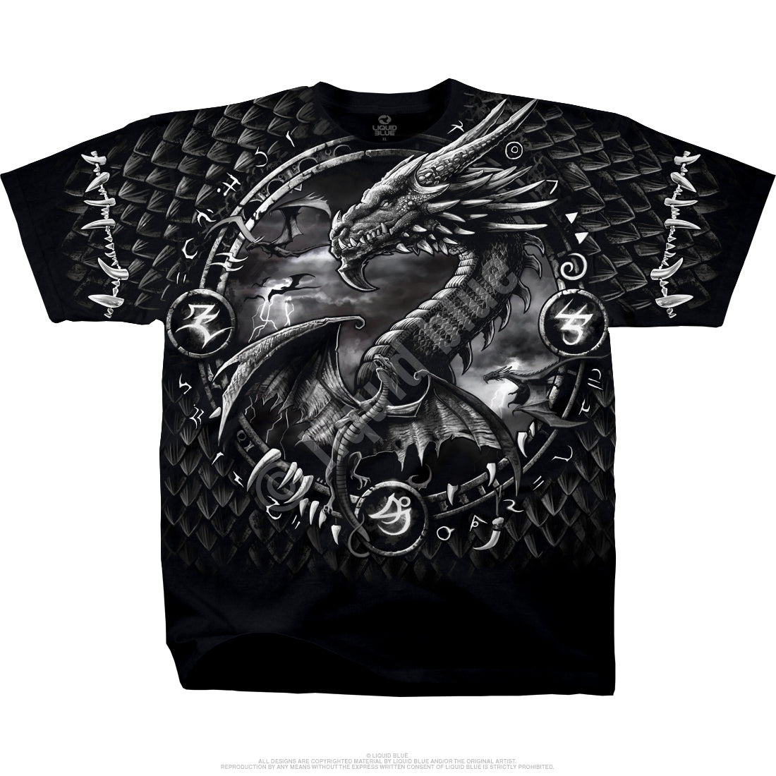 Dragon Dreamcatcher by Liquid Blue, T-Shirt