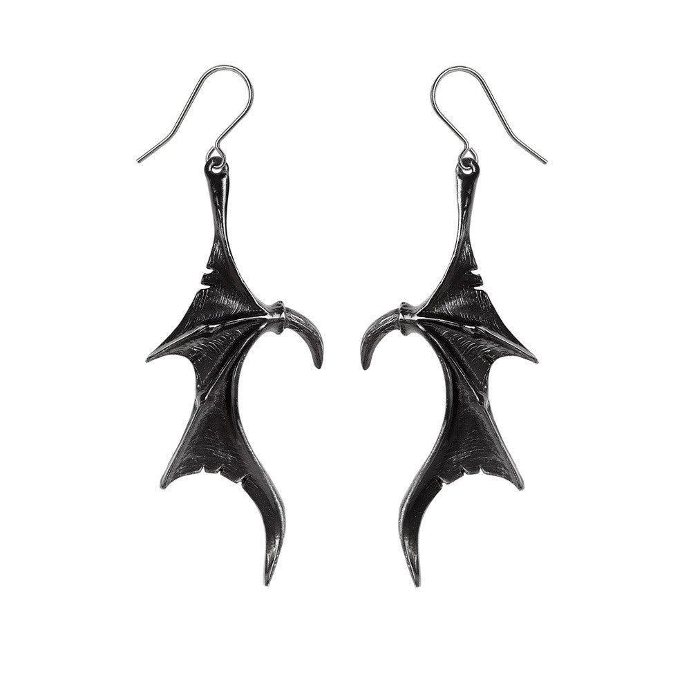Wings of Midnight Earrings