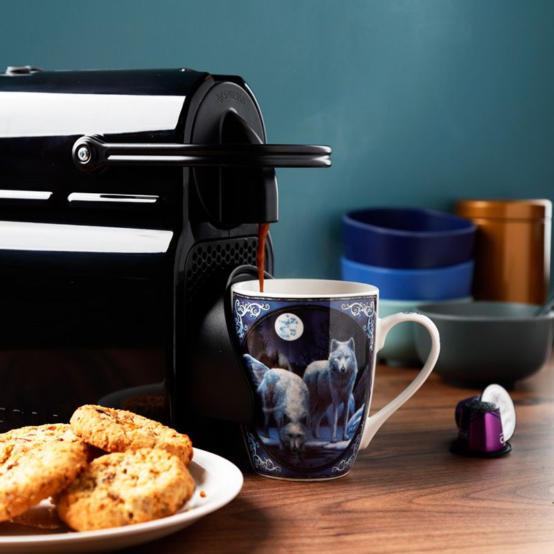 Lisa Parker Winter Warrior Wolf Porcelain Mug