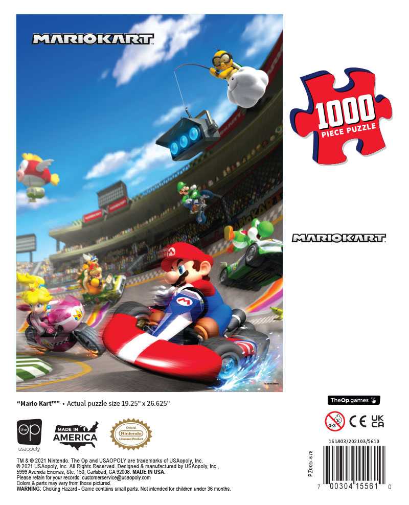 Mario Kart by Nintendo, 1000 Piece Puzzle
