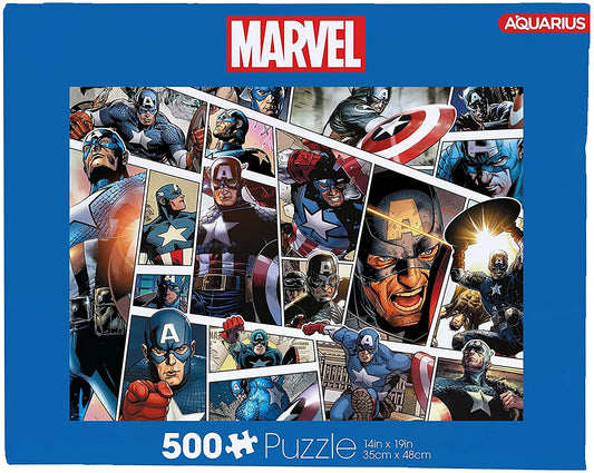 Marvel - Captain America Panels, 500 Piece Puzzle