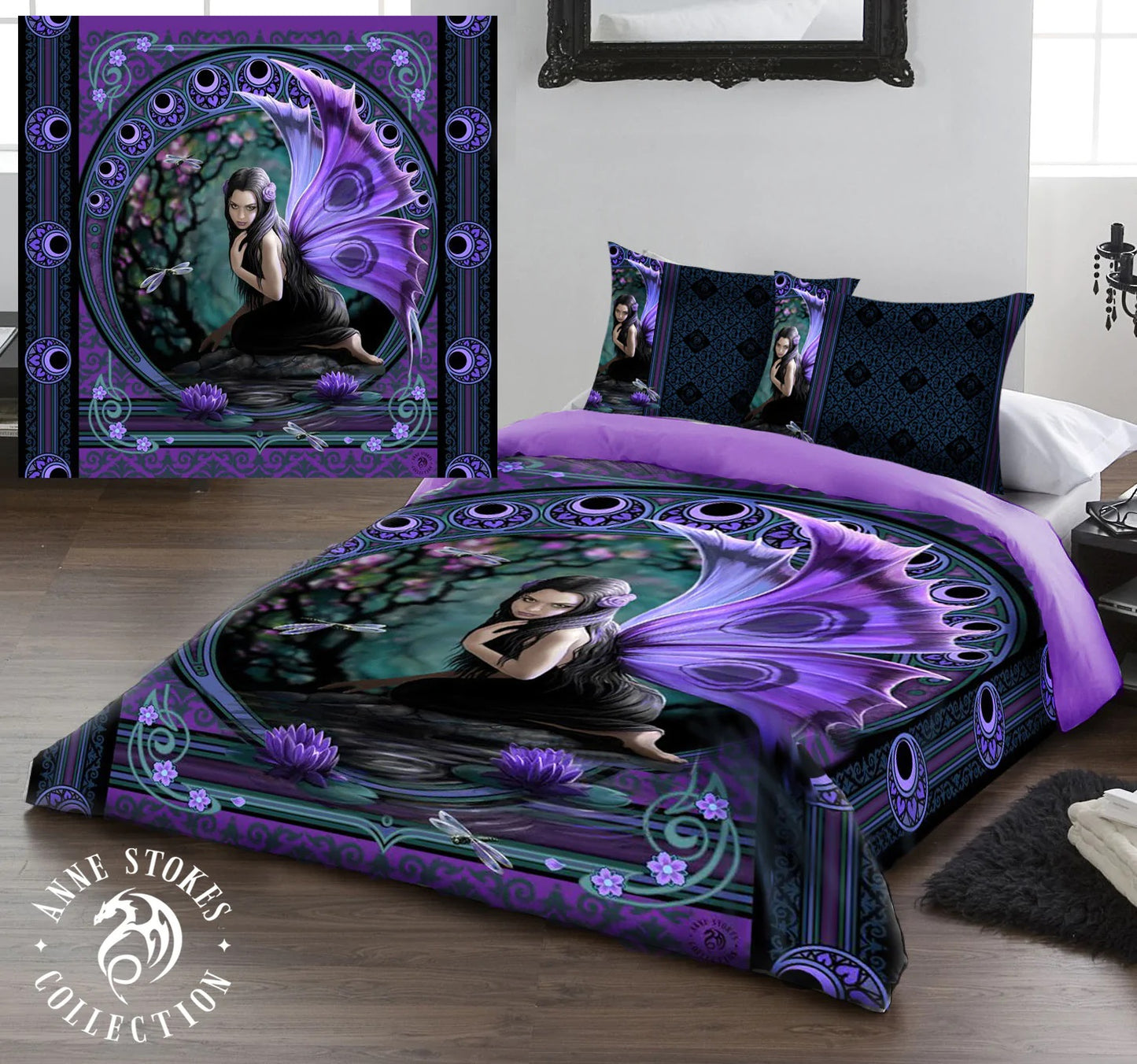 Naiad by Anne Stokes, Duvet Set