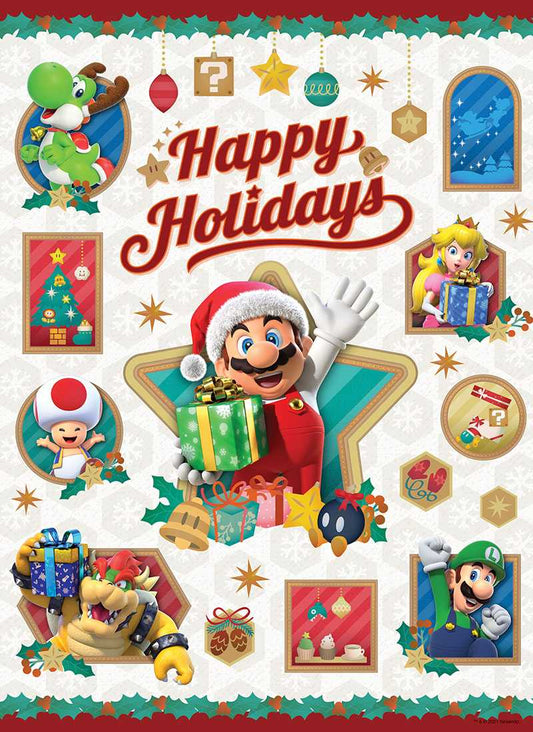 Super Mario - Happy Holidays by Nintendo, 1000 Piece Puzzle