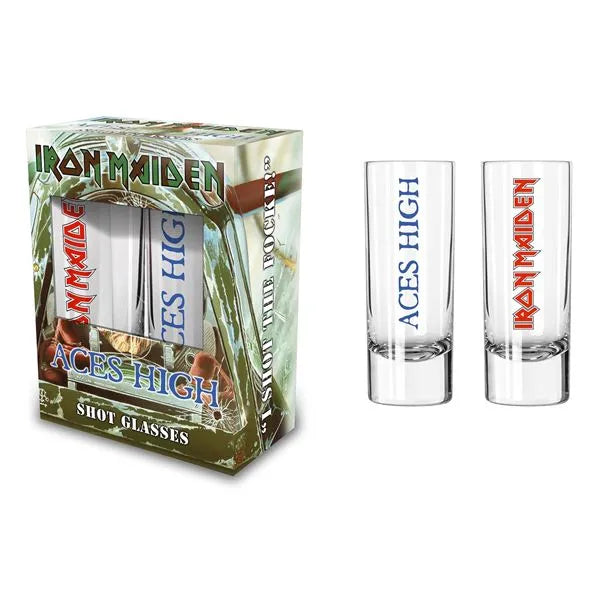 Iron Maiden -Aces High, Shot Glass Set