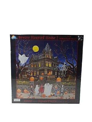 Beware Haunted House by William Vanderdasson, 1000 Piece Puzzle
