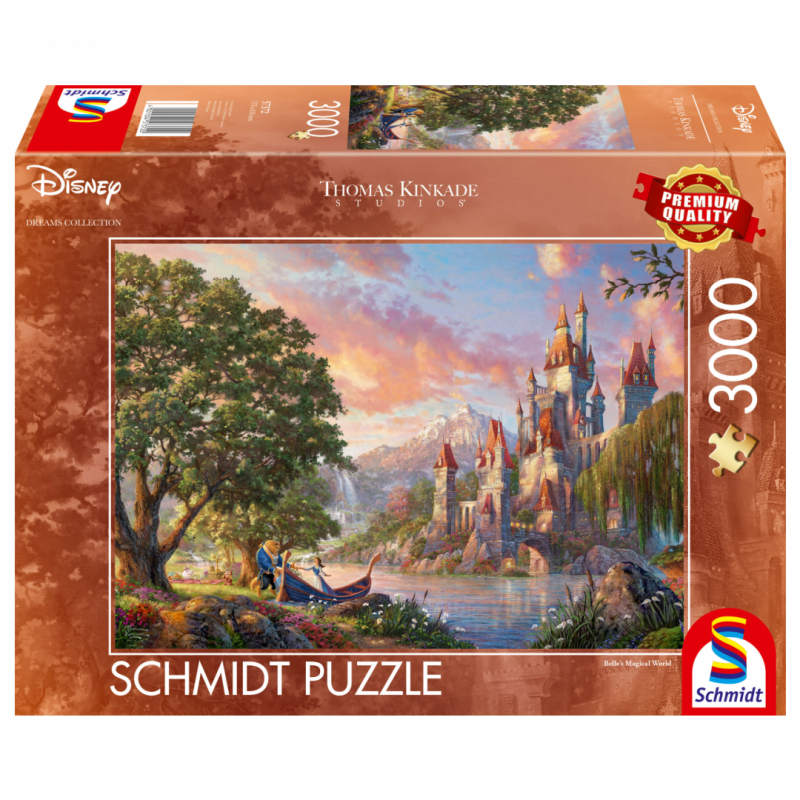Belle's Magical World by Thomas Kincade, 3000 Piece Puzzle