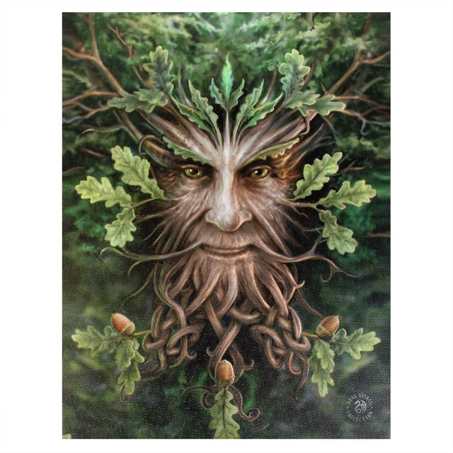 Oak King by Anne Stokes, Canvas Print