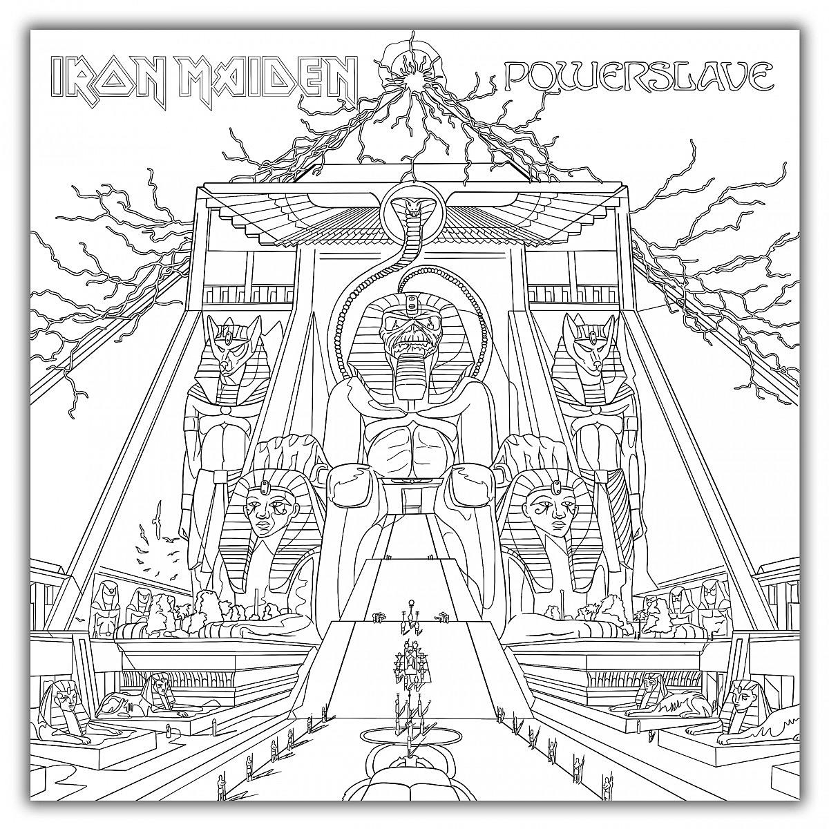 THE OFFICIAL IRON MAIDEN COLORING BOOK