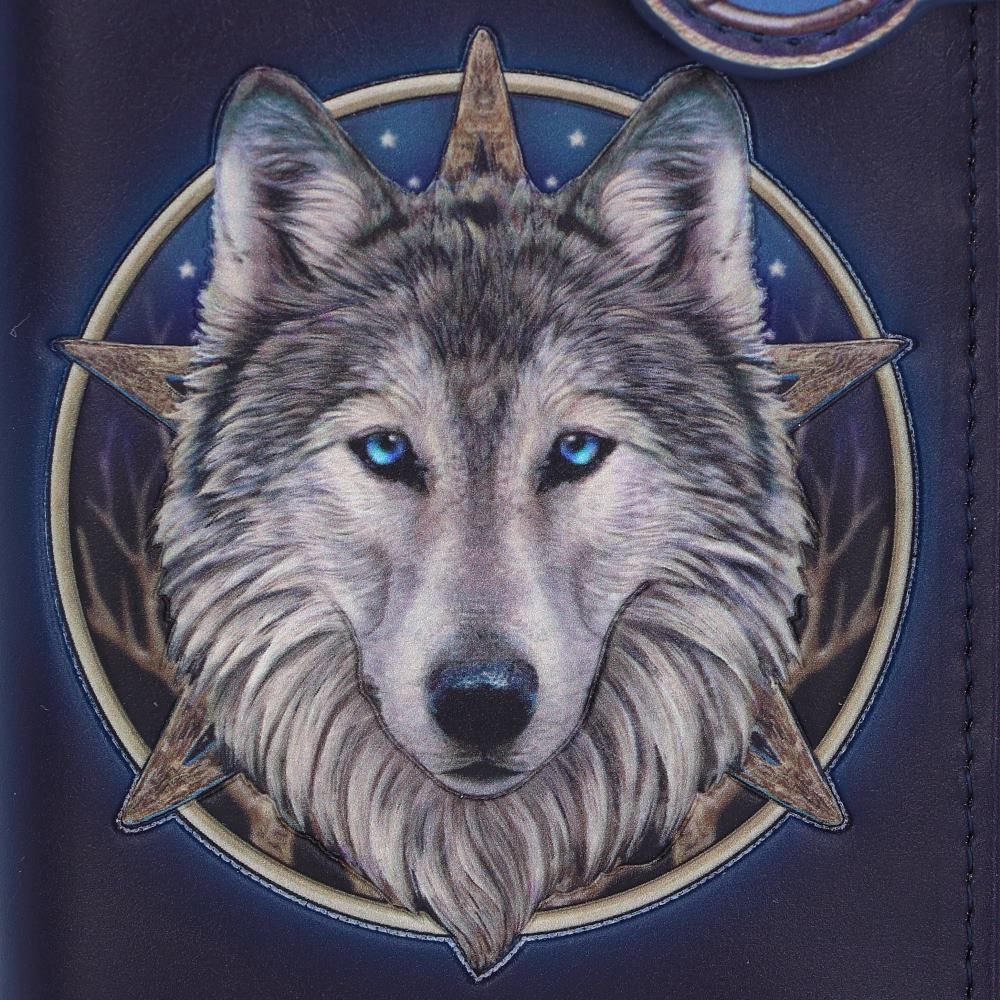 Lisa Parker Wild One Wolf Embossed Purse Wallet