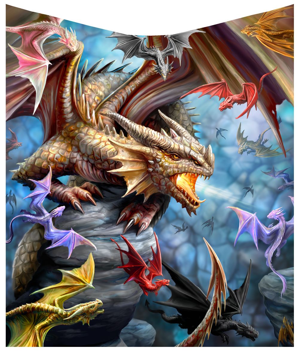 Anne Stokes Dragon Clan Blanket