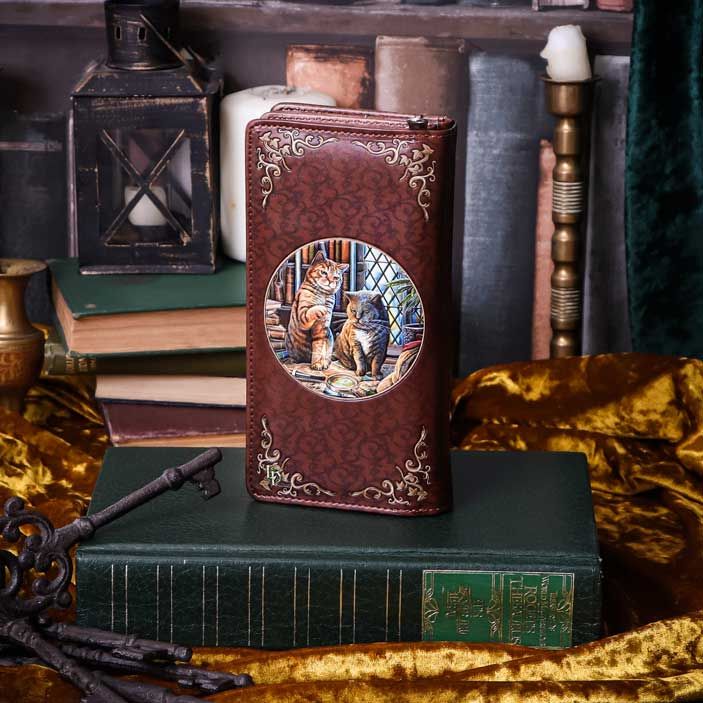 Purrlock Holmes by Lisa Parker, Embossed Purse