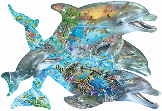 Song of the Dolphins by Lori Schory, 1000 Piece Puzzle