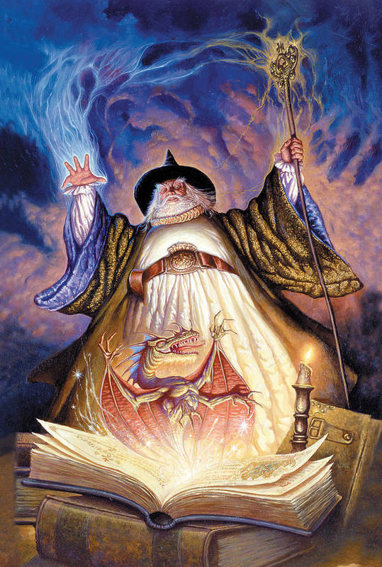 Dragon spell from Meiklejohn Graphic, Poster