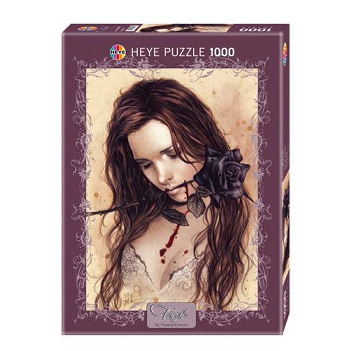 Dark Rose by Victoria Frances, 1000 Piece Puzzle