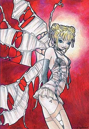 Red Broken Fairy - Poster