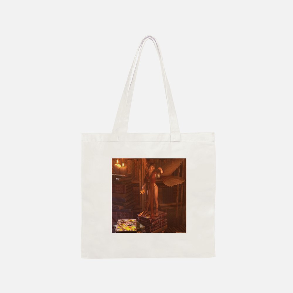 Fairy Puzzled, Thick Cotton Tote Bag