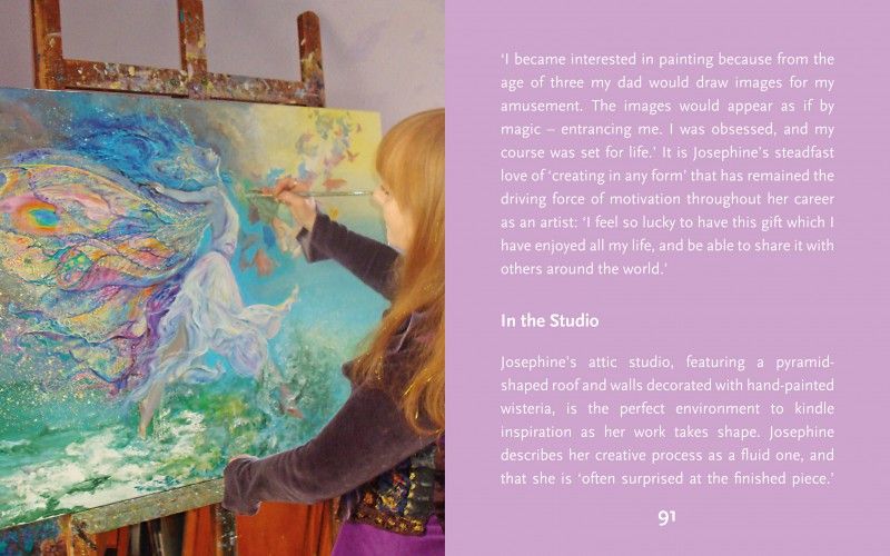 Spirit Hardback Book - illustrations by Josephine Wall