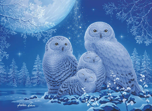 Owls in Moonlight by Kentaro Nishino, 500 Piece Puzzle