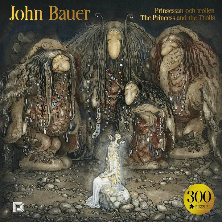 The Princess and the Trolls by John Bauer, 300 Piece Puzzle