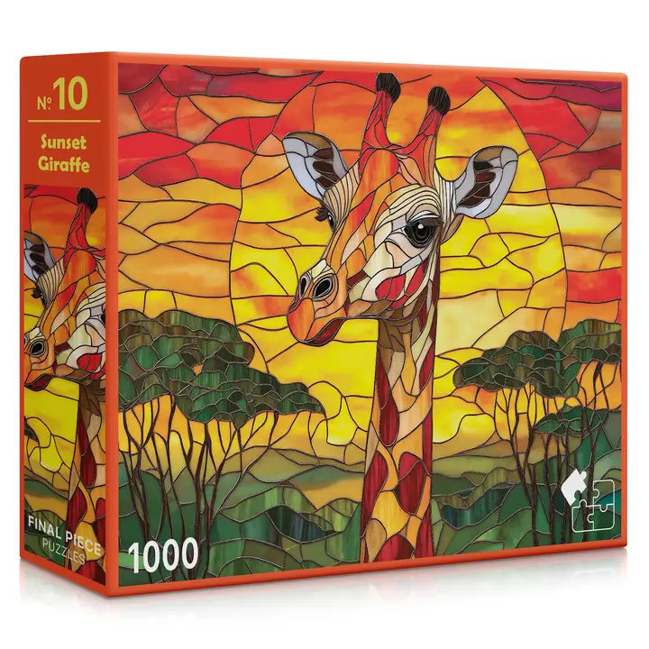 No. 10 - Sunset Giraffe, 1000 Piece Puzzle