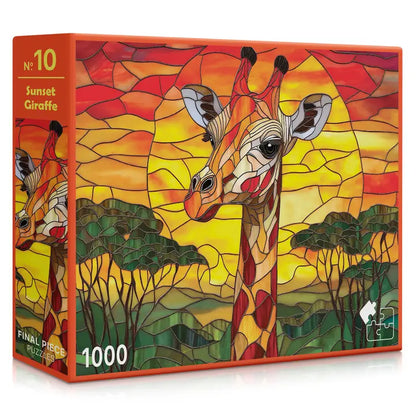 No. 10 - Sunset Giraffe, 1000 Piece Puzzle