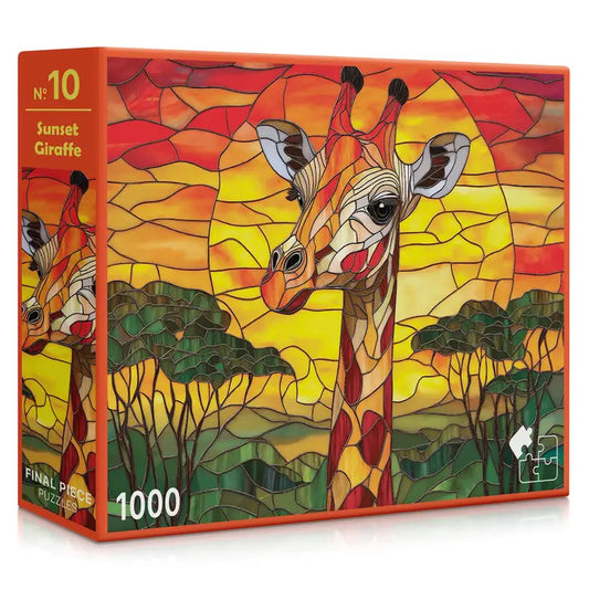 No. 10 - Sunset Giraffe, 1000 Piece Puzzle