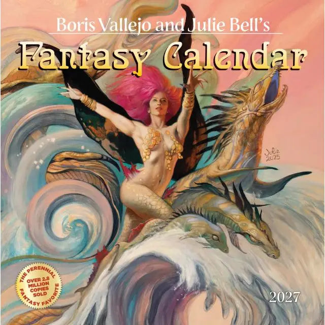 Boris Vallejo and Julie Bell’S Fantasy, Wall Calendar 2027