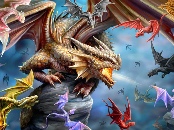 Dragon Clan by Anne Stokes, 500 Piece 3D Puzzle