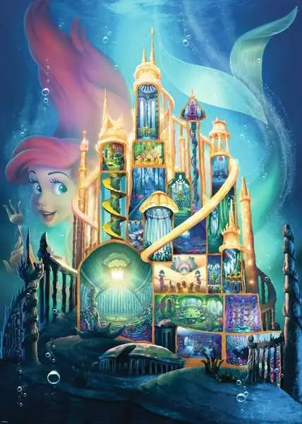 Disney Castles - Ariel, 1000 Piece Puzzle