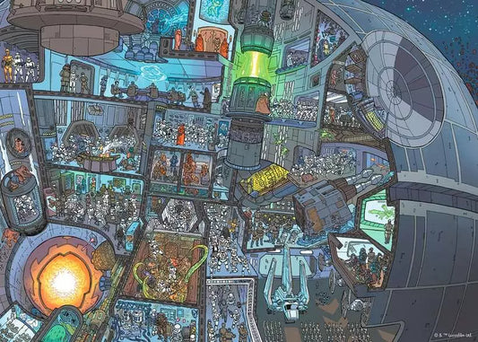 Star Wars - Where's Wookiee, 1000 Piece Puzzle