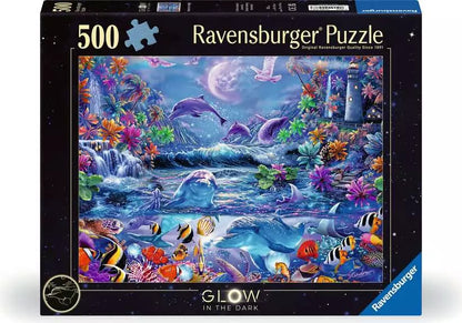 Moonlit Magic by Steve Sundram, 500 Piece Glow in the Dark Puzzle