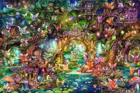 The Hidden World of Fairies by Aimee Stewart, 4000 Piece Puzzle