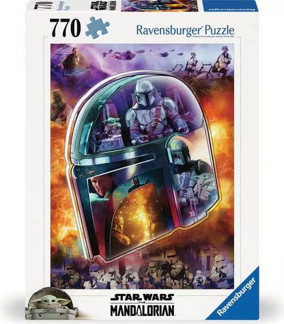 Star Wars - The Mandalorian - Helmet, 770 Piece Puzzle