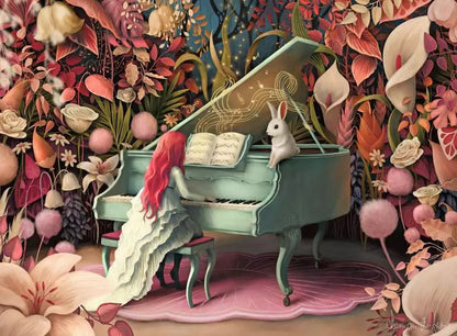 Rabbit Recital by Demelsa Haughton, 500 Piece Puzzle