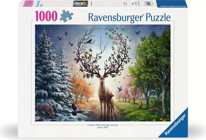 Deer at Day and Night by Jo Joes Art, 1000 Piece Puzzle