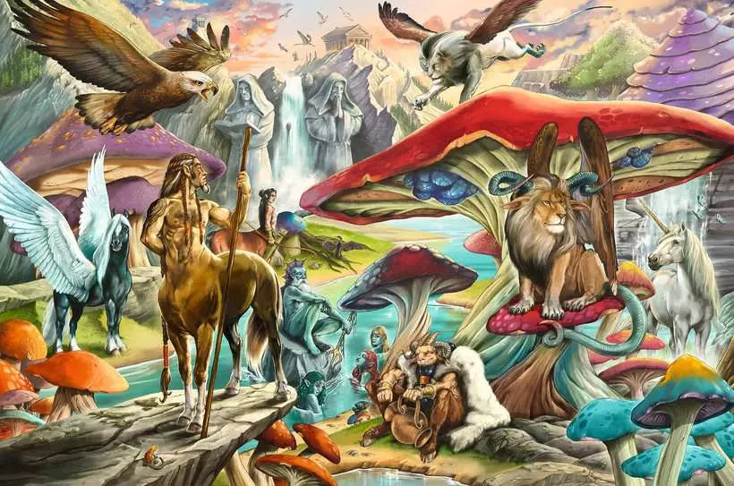 Mushrooms & Myths by Alexander Jung, 5000 Piece Puzzle