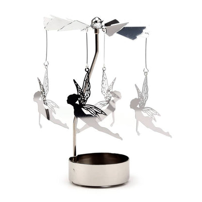 Fairy Rotating Carousel Spinning Tea Light Candle Holder, based on Natasha Faulkner art