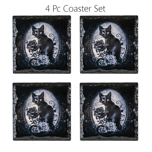 Grimalkin by Alchemy, Coasters  Set of 4