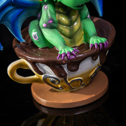 Chai with Bobert Dragon by Ruth Thompson, Figurine