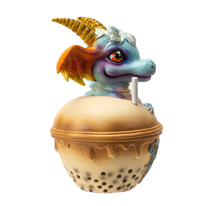 Boba Tea with George Dragon by Ruth Thompson, Figurine