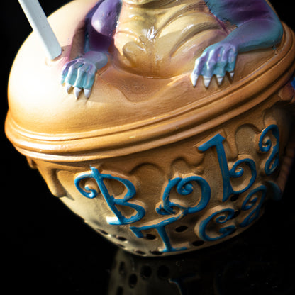 Boba Tea with George Dragon by Ruth Thompson, Figurine