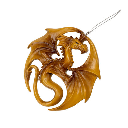 Dragon Medal Ornament by Anne Stokes