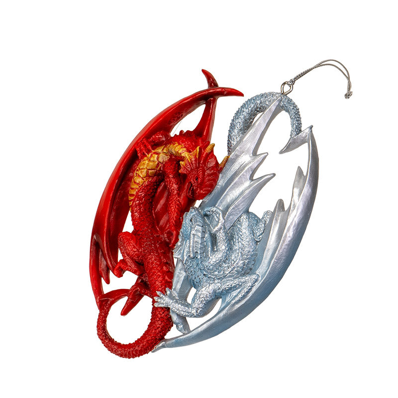 Fire and Ice Ornament by Anne Stokes