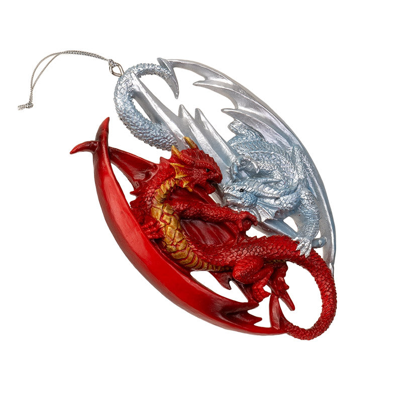 Fire and Ice Ornament by Anne Stokes