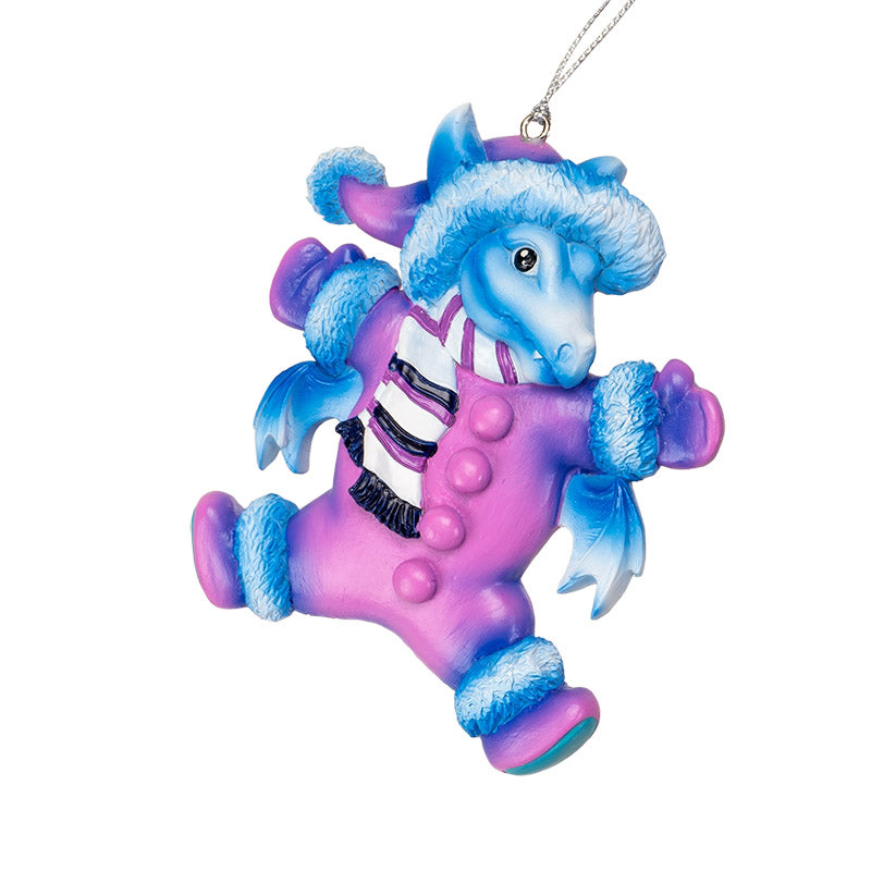Snow Suit Dragon by Ruth Thompson, Ornament