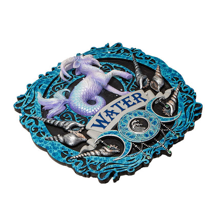 Elements Plaque Water by Anne Stokes, Wall Plaque